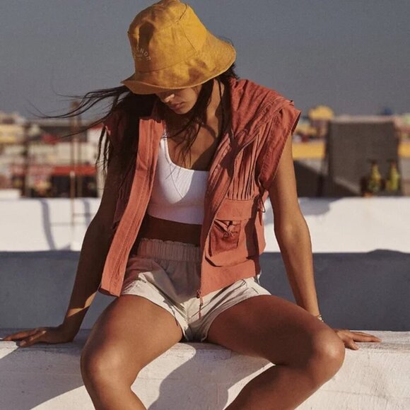 NWOT Free People Movement Pleaty Please Hooded Hiking Vest - Picture 4 of 8